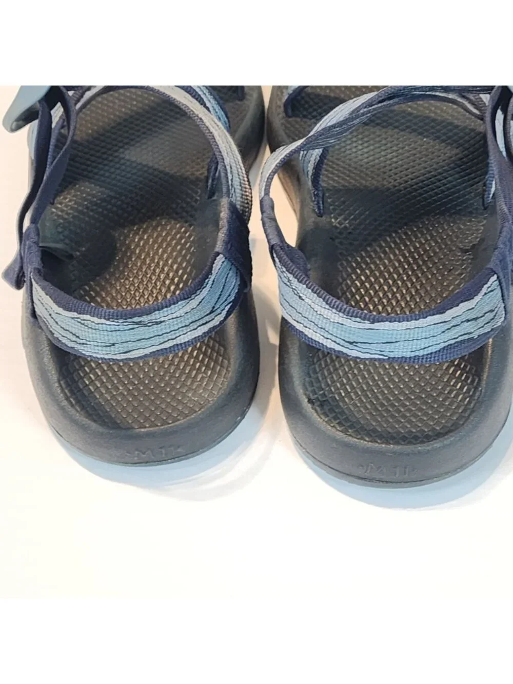 Chaco strappy sport sandals sz 11 men hiking summer blue wave